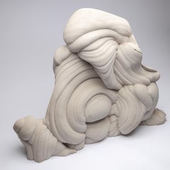 Natural Specimen, Organic Shape Sculpture Sandstone Gogotte Formation, France