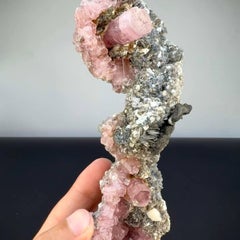 Natural Specimen Pink Apatite with Muscovite Mica From Pakistan
