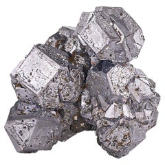 Natürliches Exemplar Seltene Silber Bleiglanz-Kristalle aus Peru