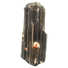 Natural Spessartine Garnet Attached With black Tourmaline Crystal