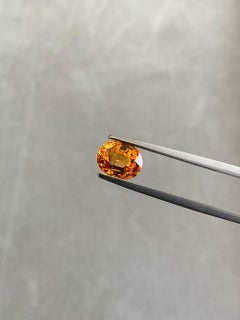Natural Spessartite Garnet 2.20 Carats, Oval Cut Loose Gemstone