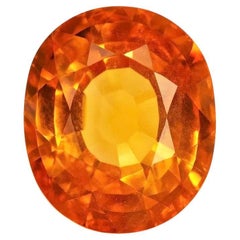 Natural Spessartite Garnet 2.20 Carats, Oval Cut Loose Gemstone
