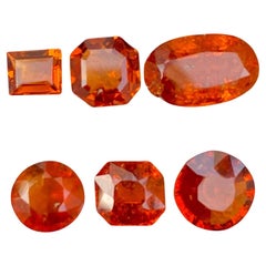 Naturelle Spessartite Orange Garnet Stones Lot Loose Gemstone From Africa