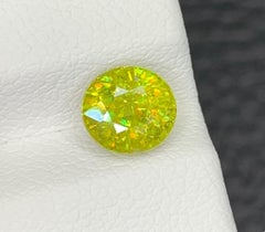 Natural Sphene Titanite 1.57 Ct Madagascar Rare Fire Gemstone Statement Gem