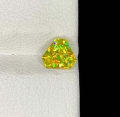 Natural Sphene Titanite Gemstone, Full Fire Lustrous Sphene Fancy Shape 0.67 CT