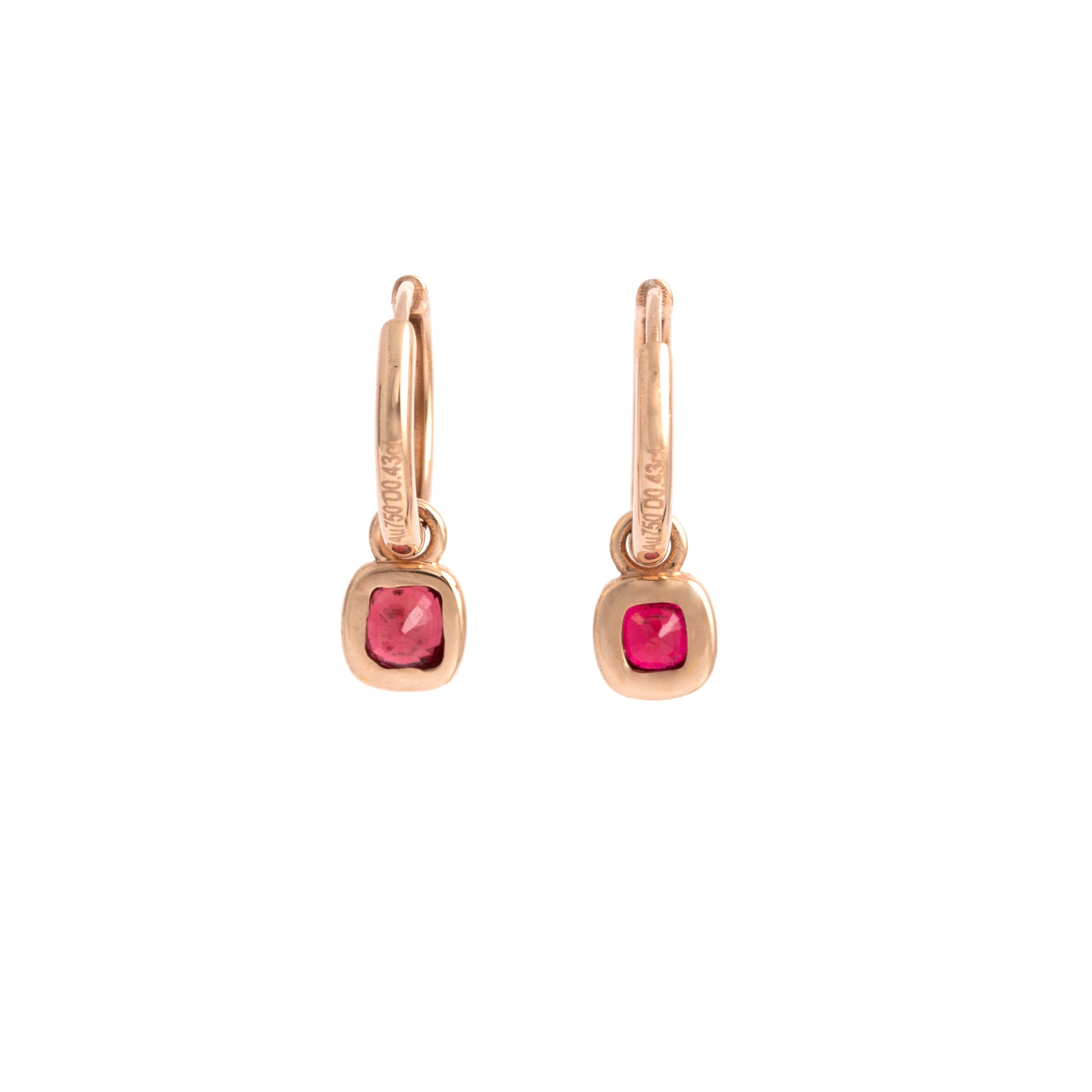 Natural Spinel 18K Gold Earrings and Ring.
Each Spinel is accompanied by a GRC report. According to the reports G2210270248, G2210270249 and G2210270250 Spinels are respectively Natural Burmese non heated. 0.80 carat, 0.38 carat and 0.47 carat.
Ring