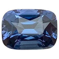 Natural Spinel Cobalt blue Loose Gemstone 2.04 Ct., Certificate, cushion cut.