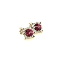 Natural Spinel Diamond Earrings 14k Y Gold 2.04 TCW Certified