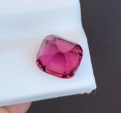 Bellerophon Certified 6.80 CT Natural Spinel Gemstone Purplish Pink Tanzania
