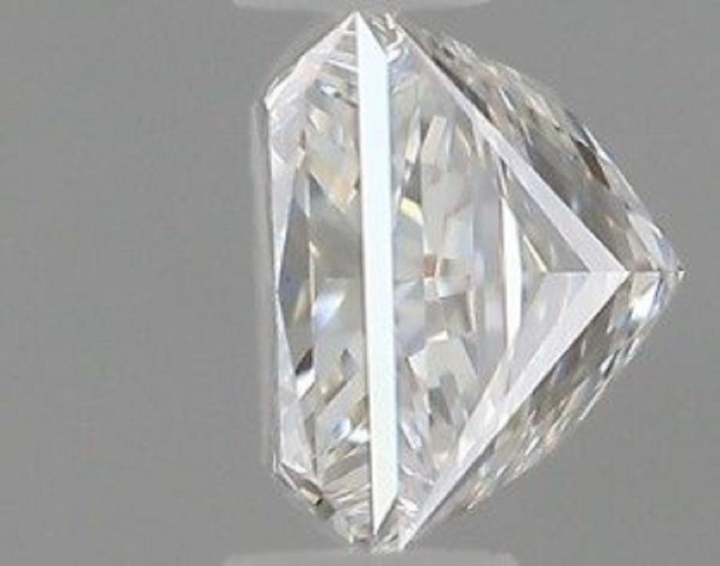 Natrlicher quadratischer Brillant-Diamant in einem 0,50 Karat G IF, GIA-Zertifikat im Zustand „Neu“ im Angebot in רמת גן, IL
