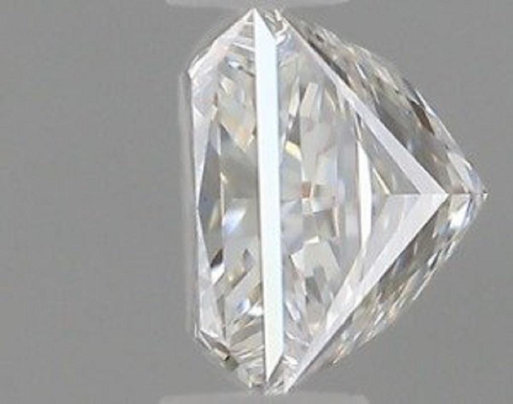 Diamant carr modifi brillant naturel de 0,50 carat, certifi G IF, GIA Neuf - En vente à רמת גן, IL