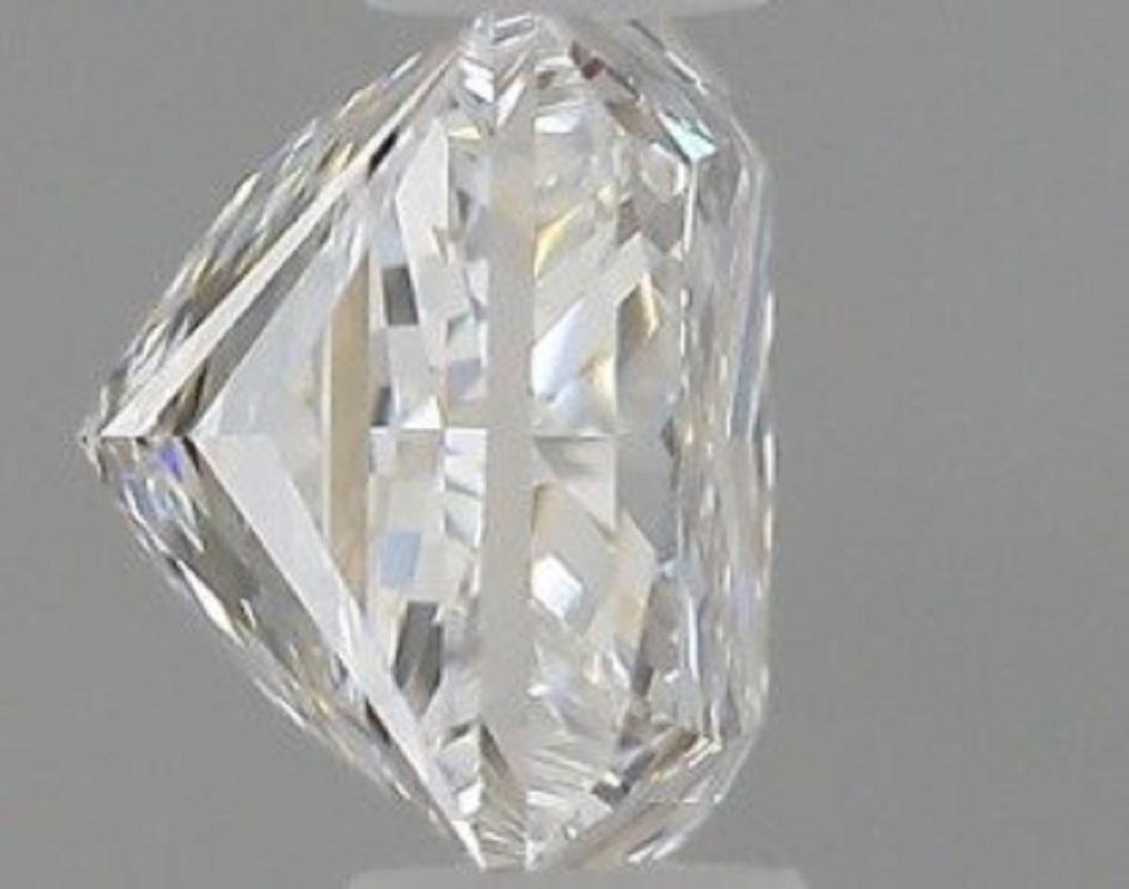 Natrlicher quadratischer Brillant-Diamant in einem 0,50 Karat G IF, GIA-Zertifikat für Damen oder Herren im Angebot