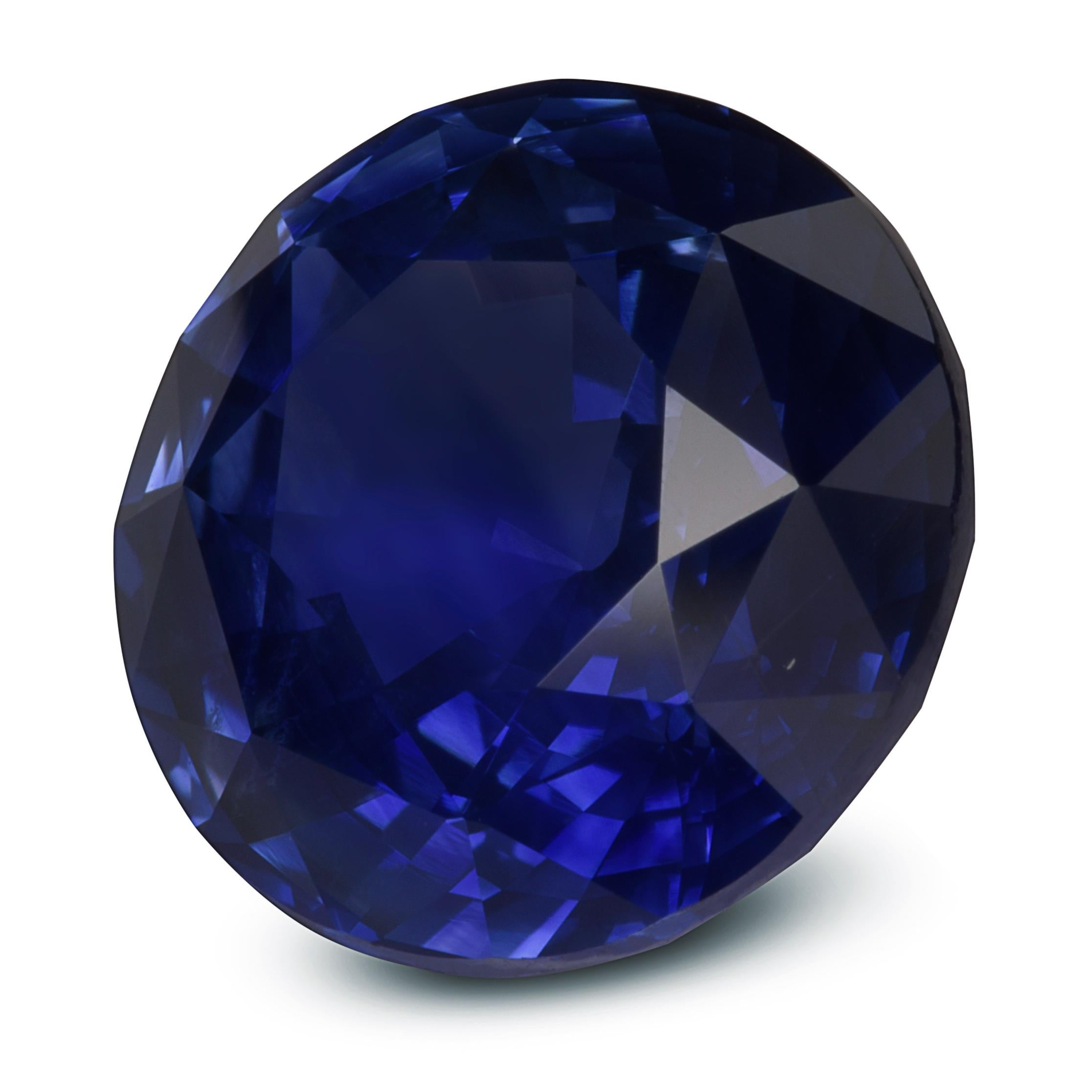 Mixed Cut Natural Sri Lankan Blue Sapphire Gemstone 6.66 carats with GIA Report For Sale