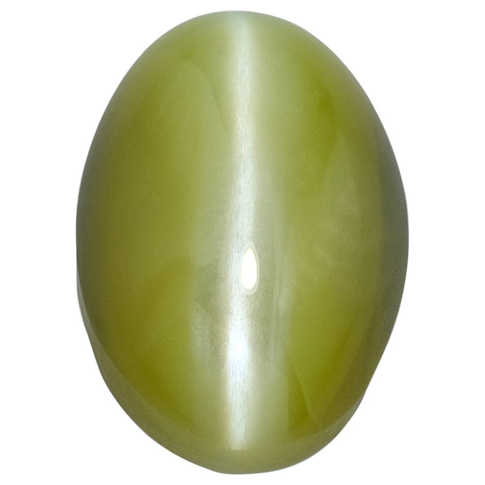 Natural Sri Lankan Cat's Eye Chrysoberyl 13.41 carats with GIA Report