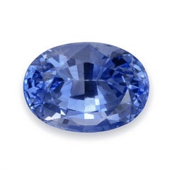 Natural Sri Lankan Light Cornflower Blue Ceylon Sapphire 1.21 carats