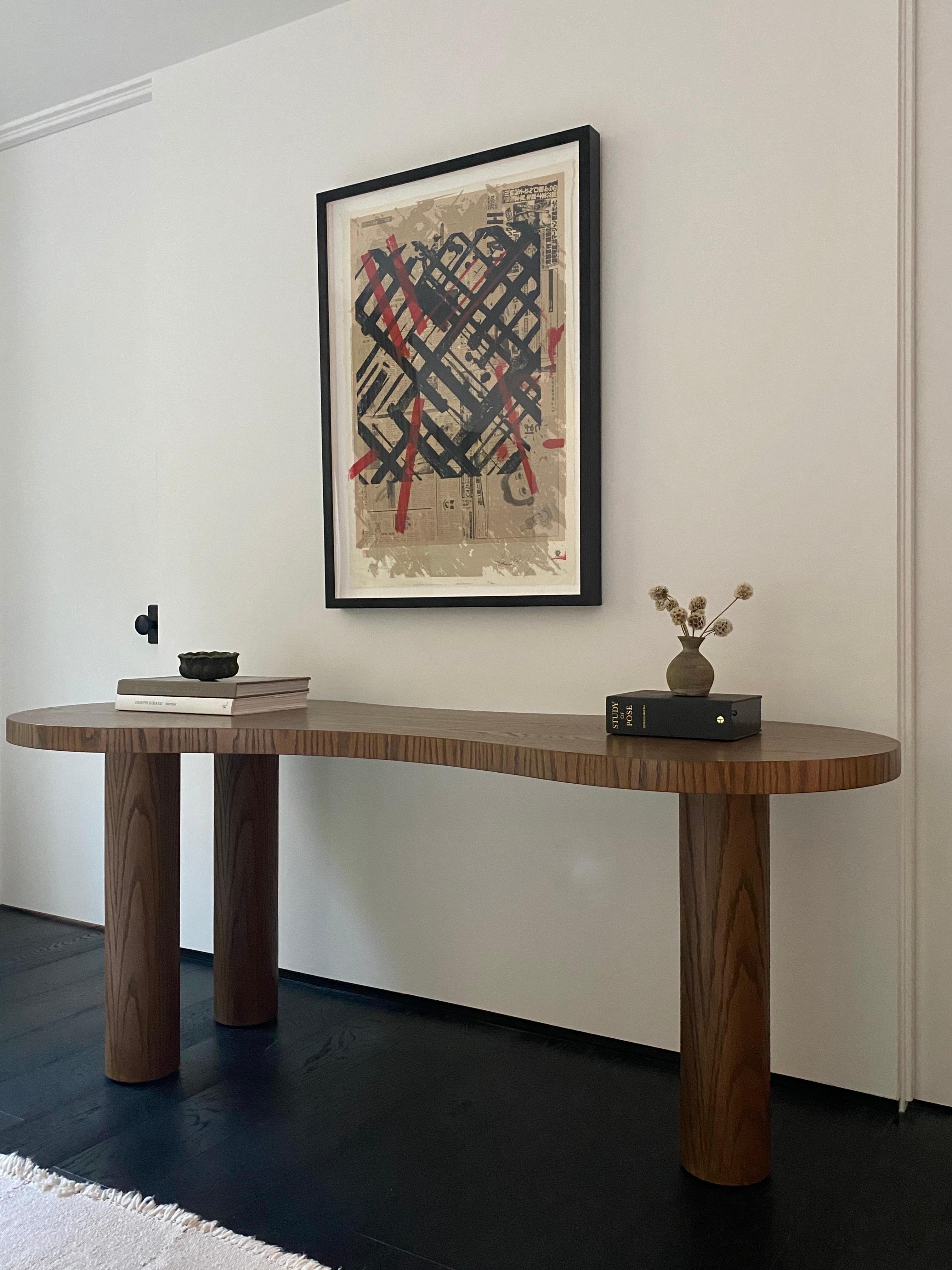 Natural Stained Oak Desk 2