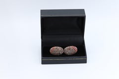 Naturstein Manschettenknöpfe Herren Manschettenknöpfe Oval Form Natursteine Herrenschmuck