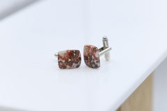 Natural Stone Cufflink Men's Cufflinks Rectangle Shape Men's Jewelry