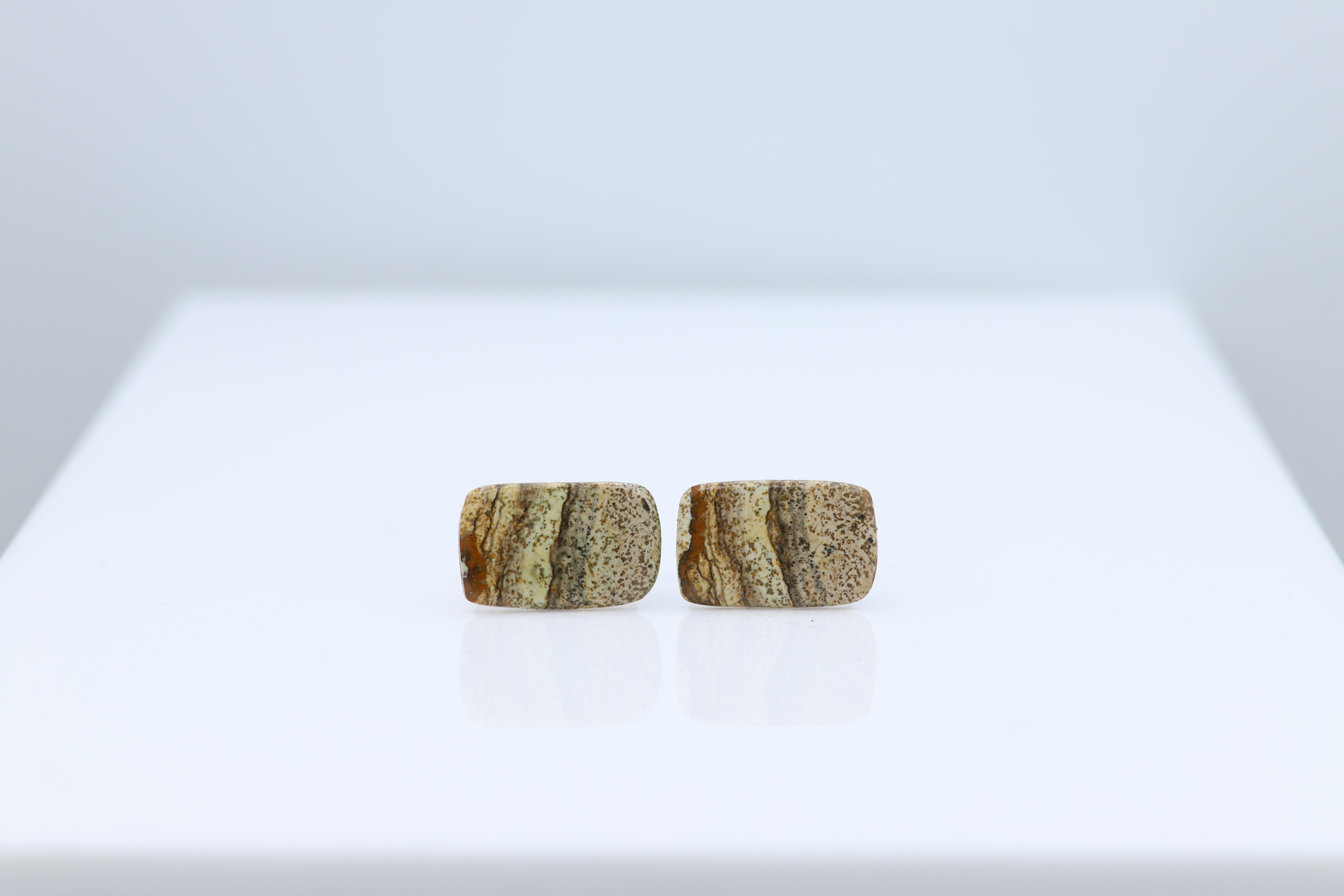 New unique men's cufflink - natural stone.
Stone name: 