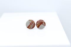 Gemello in pietra naturale Gemelli da uomo Forma rotonda Pietre naturali Gioielli da uomo