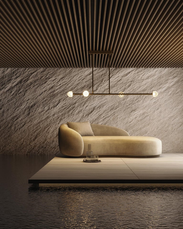 Natural Stone Wall Sconce II by Aver For Sale at 1stDibs