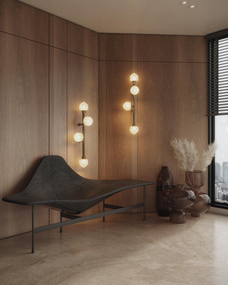 Natural Stone Wall Sconce II by Aver For Sale at 1stDibs