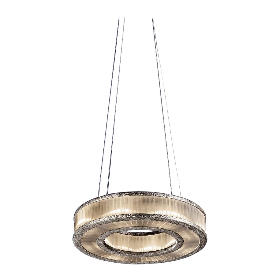 Lampada a sospensione in pietra naturale III di A. Stone