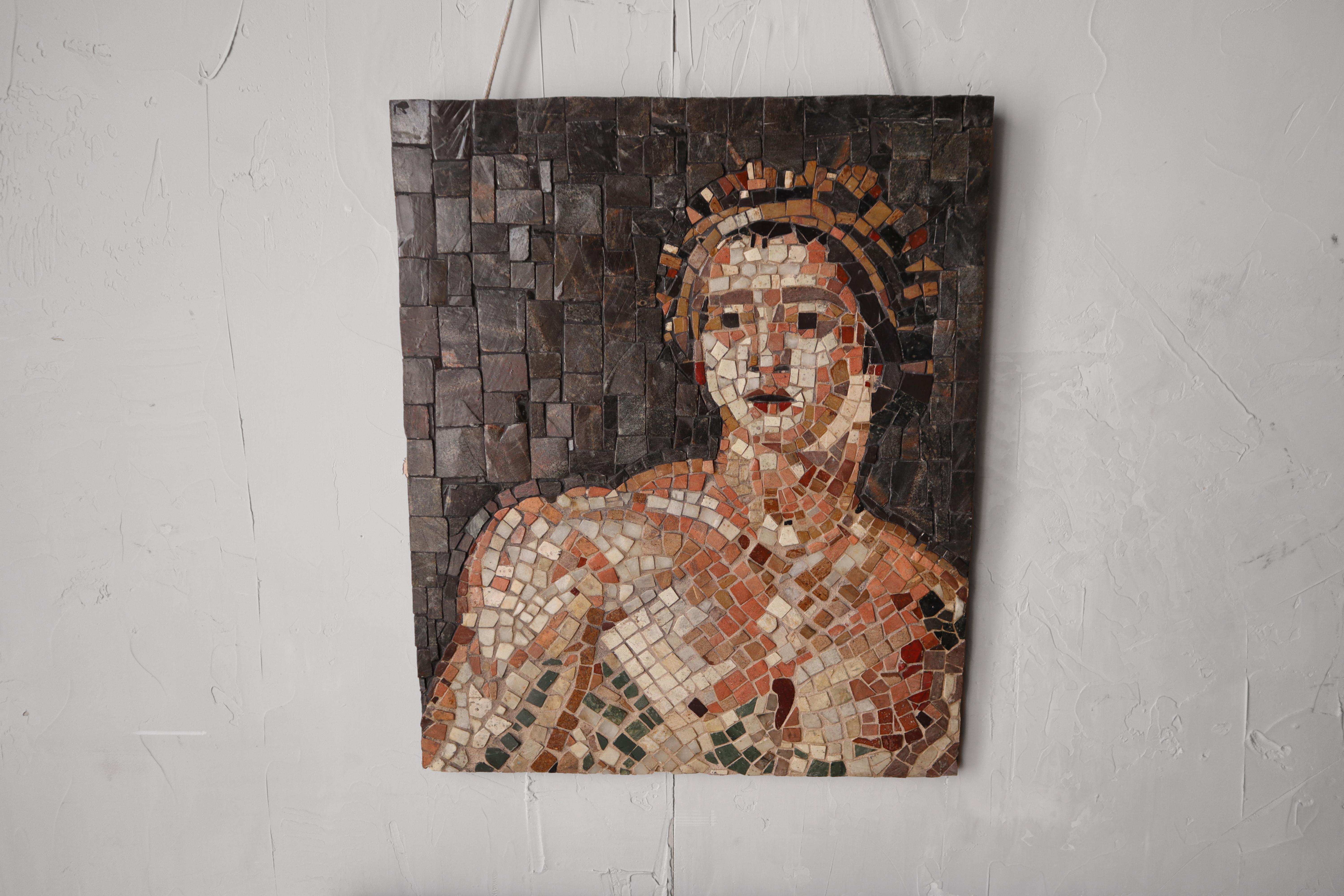Unique portrait mosaic.  Titled 