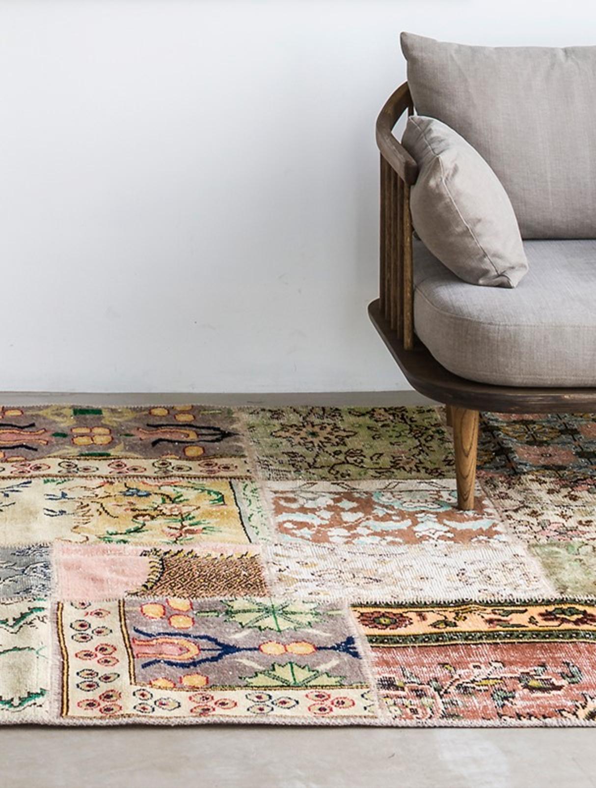 Natural Strong Vintage Carpet by Massimo Copenhagen In New Condition For Sale In Geneve, CH