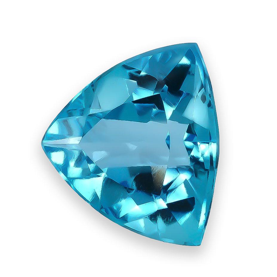 Natürlicher Schweizer Blautopas Edelstein 3,42 Karat / JupiterGem (Gemischter Schliff) im Angebot
