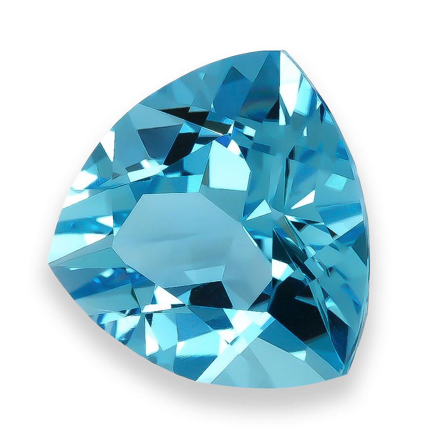 Natürlicher Schweizer Blautopas Edelstein 7,13 Karat / JupiterGem (Gemischter Schliff) im Angebot