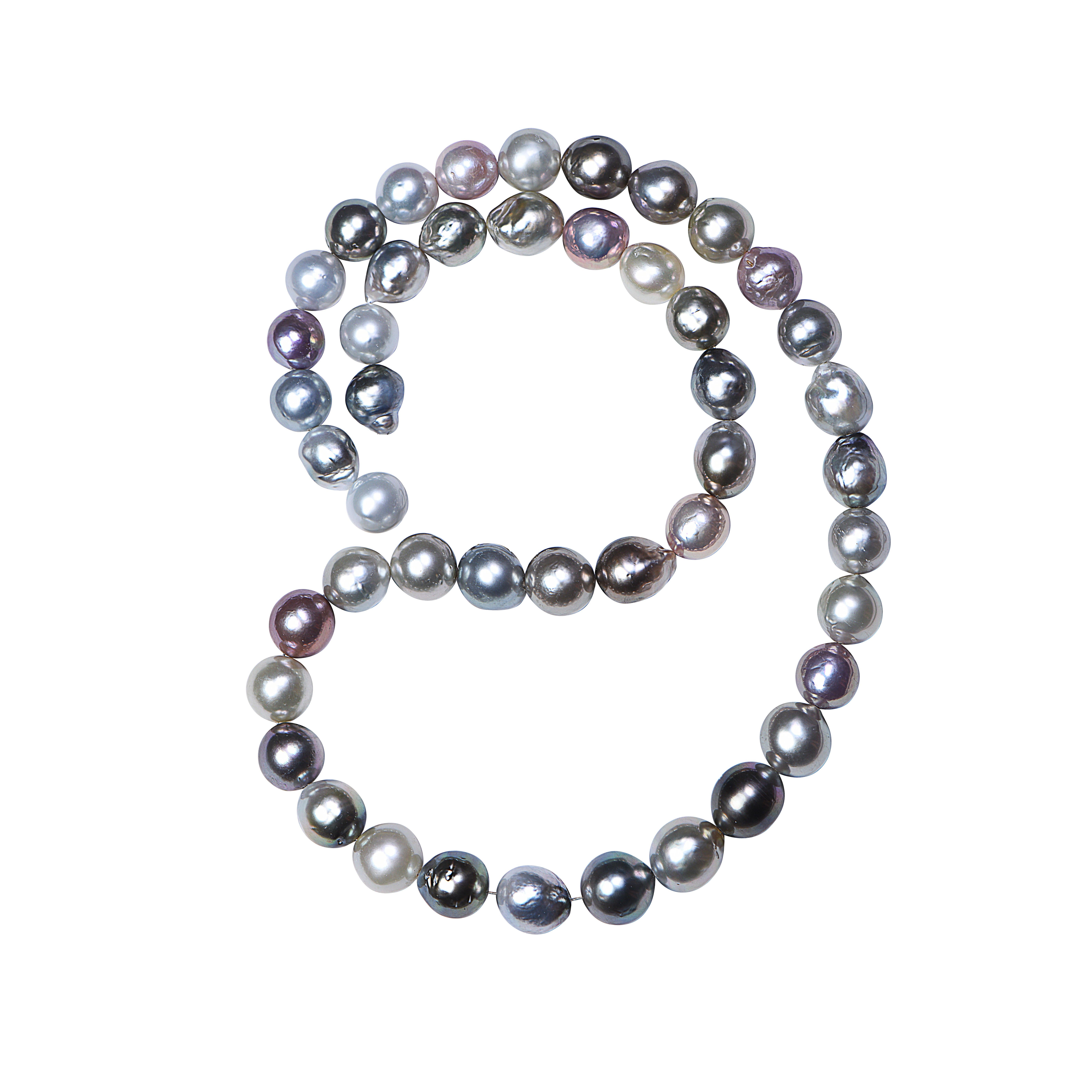 Natural Tahitian and South Sea Pearl Necklace