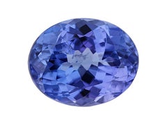 Natural Tanzanite 10x8mm Faceted Cut AAA Color Oval 3.25 cts Loose Gemstone