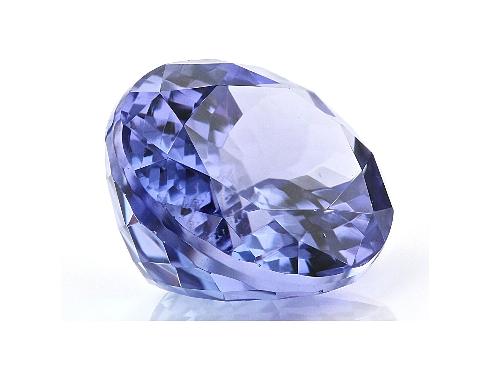Natürlicher Tansanit 10x8mm Facettenschliff AAA Farbe Oval 3,25 cts Loser Edelstein (Ovalschliff) im Angebot