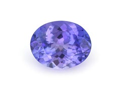 Natural Tanzanite 10x8mm Faceted Cut A Color Oval 2.89 cts Loose Gemstone