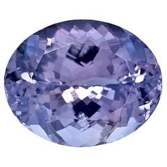 Tanzanite naturelle taille facettée AA couleur ovale 3,75 carats pierre de naissance de décembre 11x9 mm