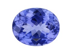 Natural Tanzanite 11x9mm Faceted Cut AAA Color Oval 3.35 cts December Birthstone