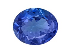 Natural Tanzanite 11x9mm Faceted Cut AAAA Color Oval 2.75 cts Loose Gemstone