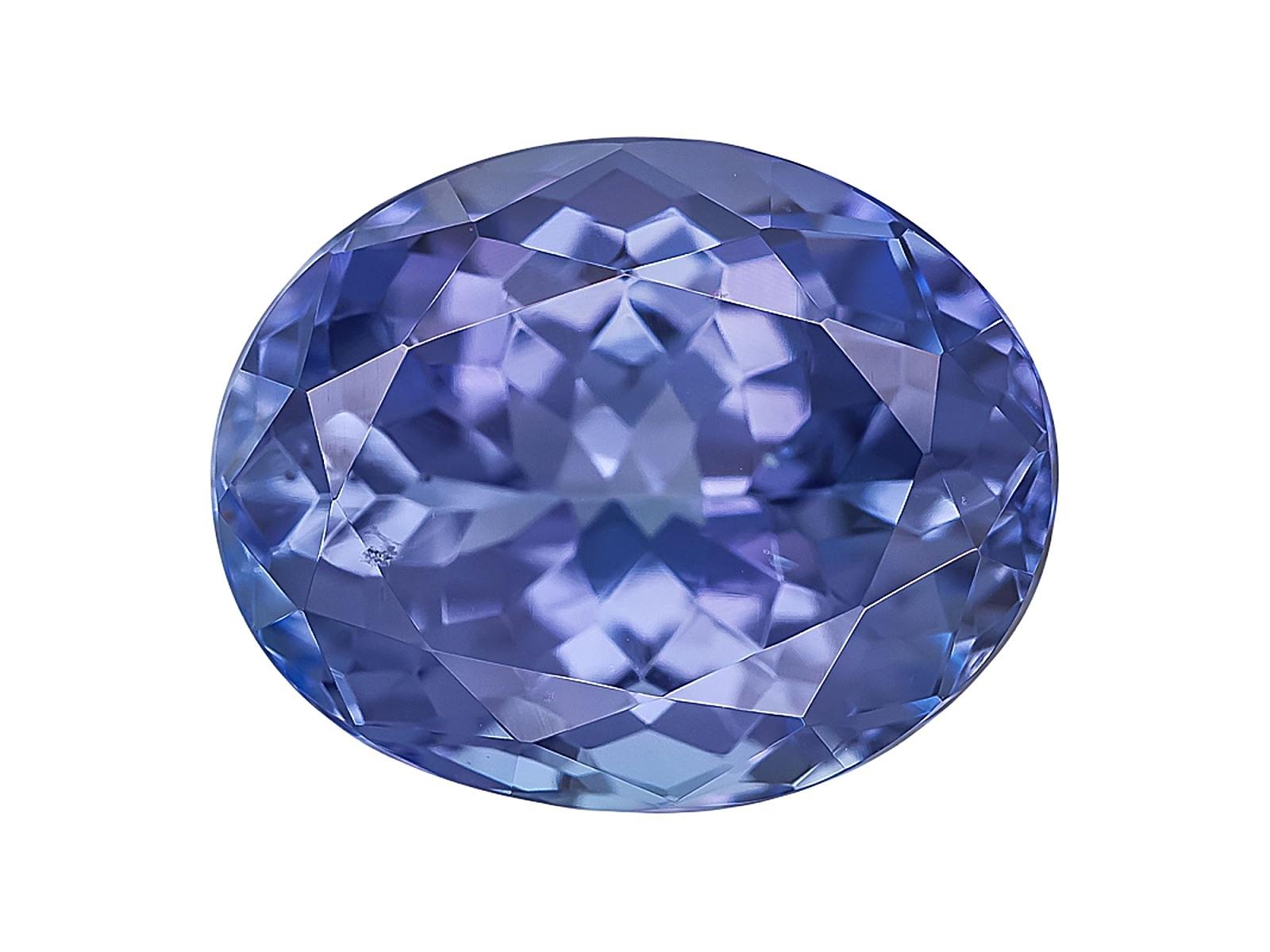 Oval Cut Natural Tanzanite 12x10mm AA Oval Loose Gemstone December Birthstone 5.50 Cts For Sale