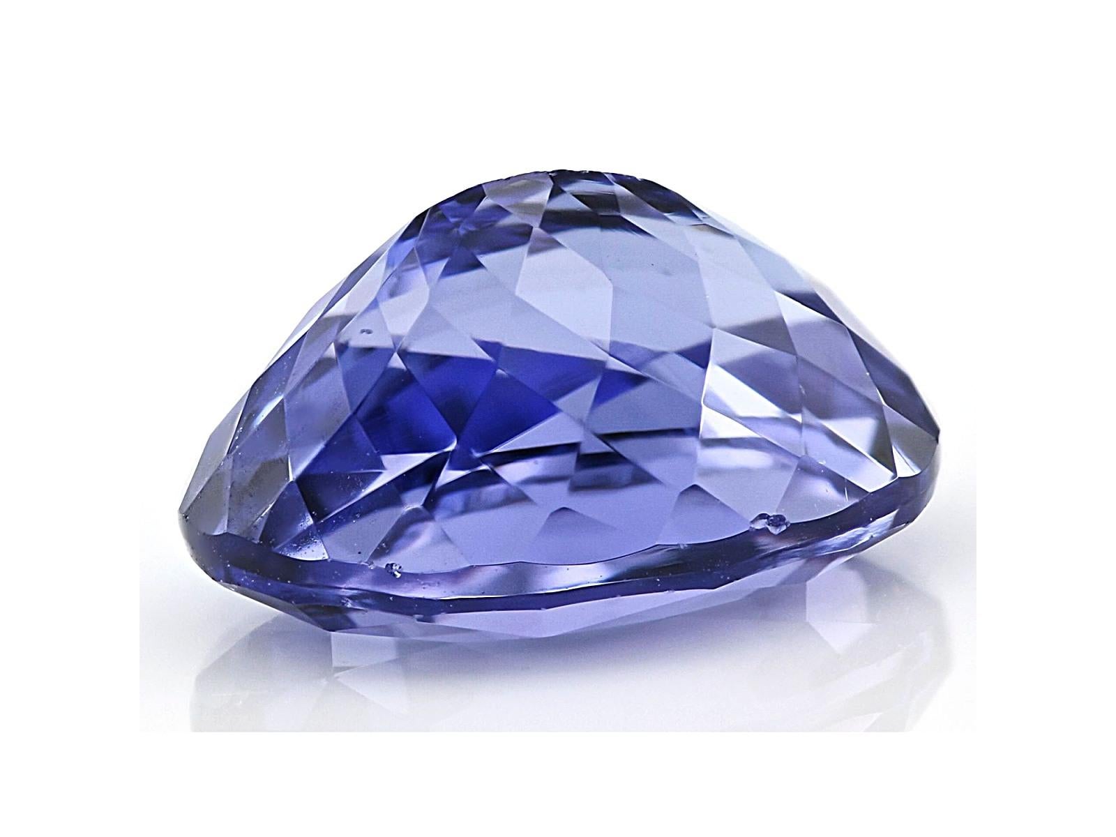 Art Deco Natural Tanzanite 12x10mm AAA Oval Loose Gemstone December Birthstone 4.25 Cts For Sale