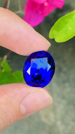 Natural Tanzanite 17.05 Carat Royal Blue Color