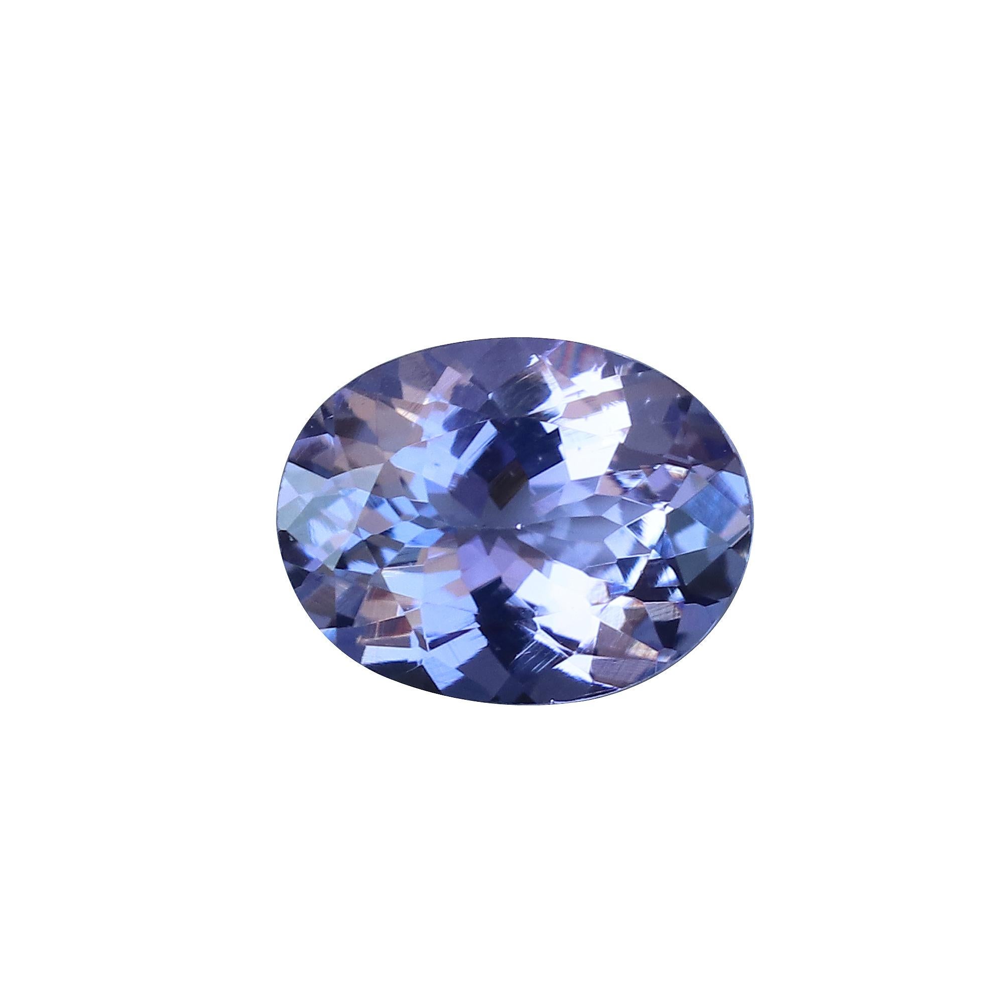 Oval Cut Natural Tanzanite 8X10 mm 3.00 Cts Oval AA Loose Gemstone December Birthstone For Sale