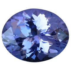 Nature Tanzanite 8x10mm 2.84 Cts Oval AAA Loose Gemstone December Birthstone