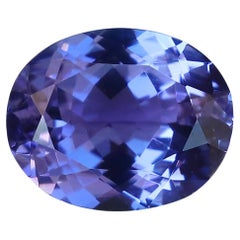 Natürlicher Tansanit 8x10mm AAA Oval loser Edelstein Dezember Geburtsstein 3,14 Cts