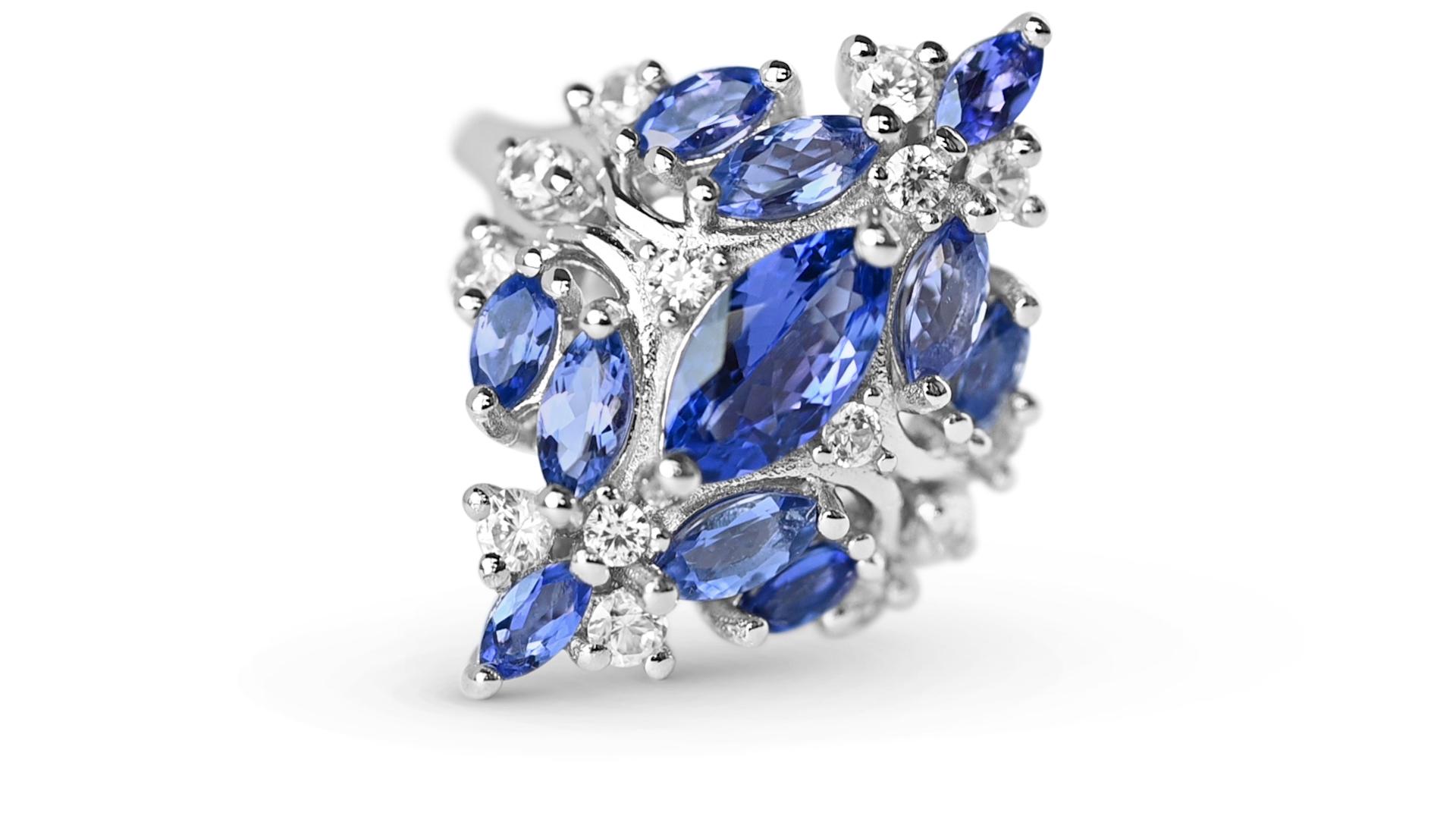 Natural Tanzanite Ring, 925 Sterling Silver Ring, December Birthstone Jewelry, AAA Tanzanite Ring, Alternative Engagement Ring, Gift For Her

♥ Welcome to Blue Star Gems Our Joyful and Meaningful Jewelry
At Blue Star Gems, we are passionate about
