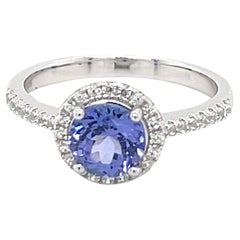 Tanzanita natural Anillo de plata de ley 925 Piedra de nacimiento de diciembre Joyería Regalo para ella