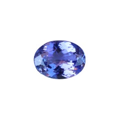 Natural Tanzanite 9x11mm AAA Oval Loose Gemstone December Birthstone 3.90 Cts