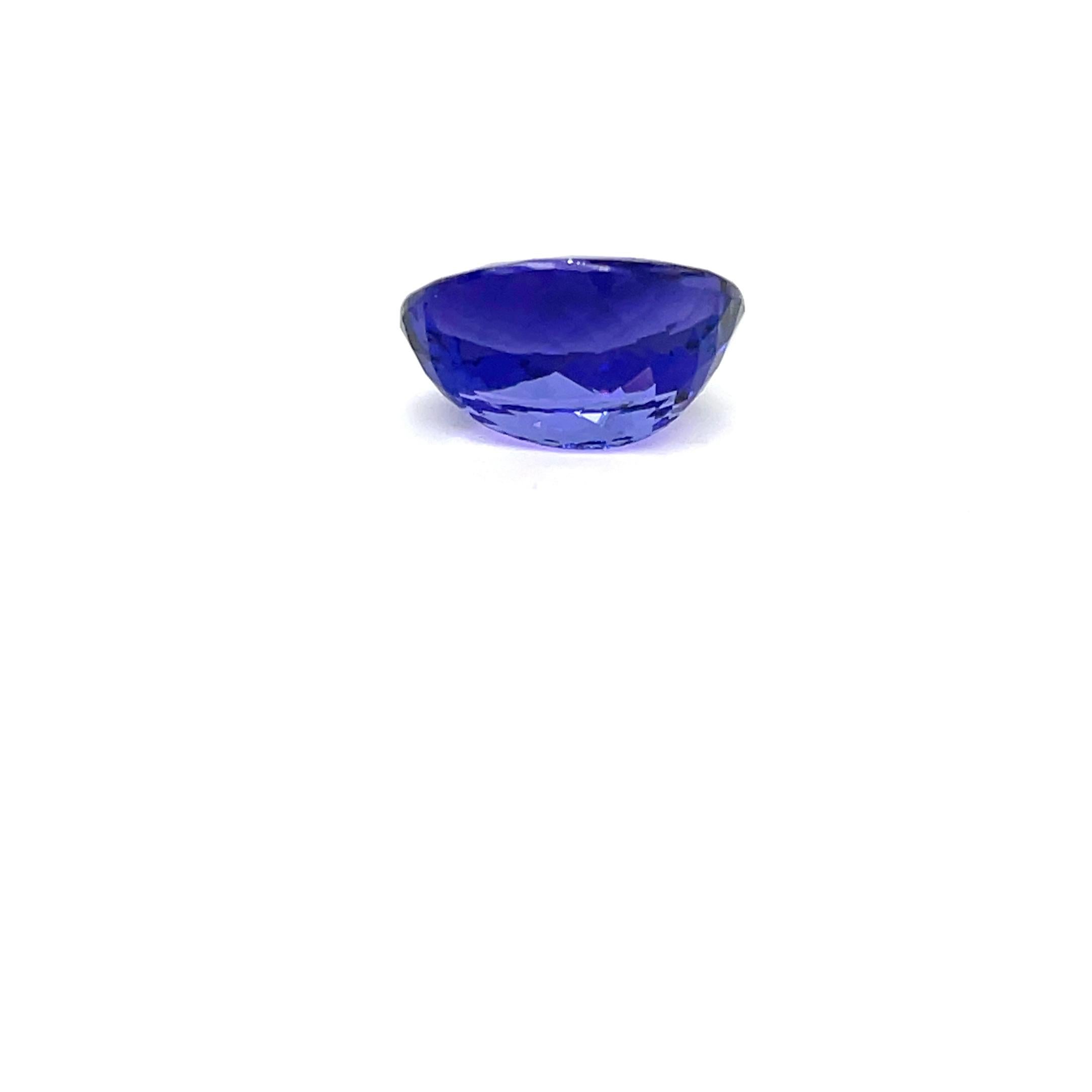 Natural Tanzanite AAAA Grade Top Quality Oval Loose Gemstone Tanzanite Jewelry In New Condition For Sale In New York, NY