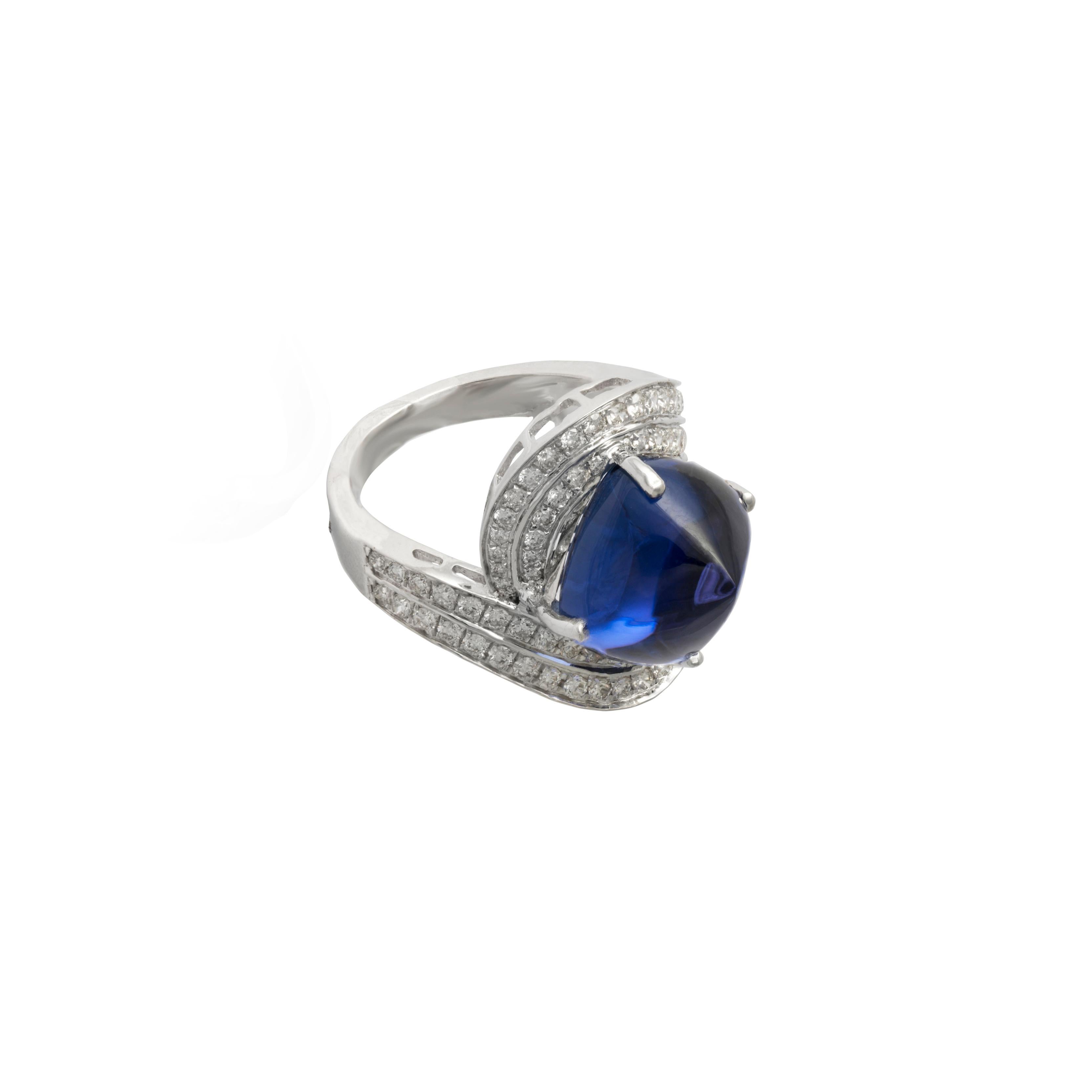 this is a stunning natural tanzanite ring which has cushion shape tanzanite of very good quality and pleasant colour. it has diamonds of vsi quality and G colour

Tanzanite : 11.37 cts
diamonds : 0.96 cts
gold : 5.87 gms

Its very hard to capture