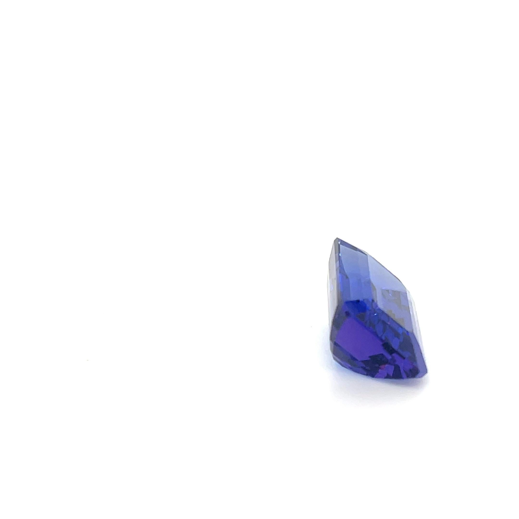 Natural Tanzanite Emerald Cut 20.06 Cts AAAA Color Tanzanite Loose Gemstone (Art déco) im Angebot